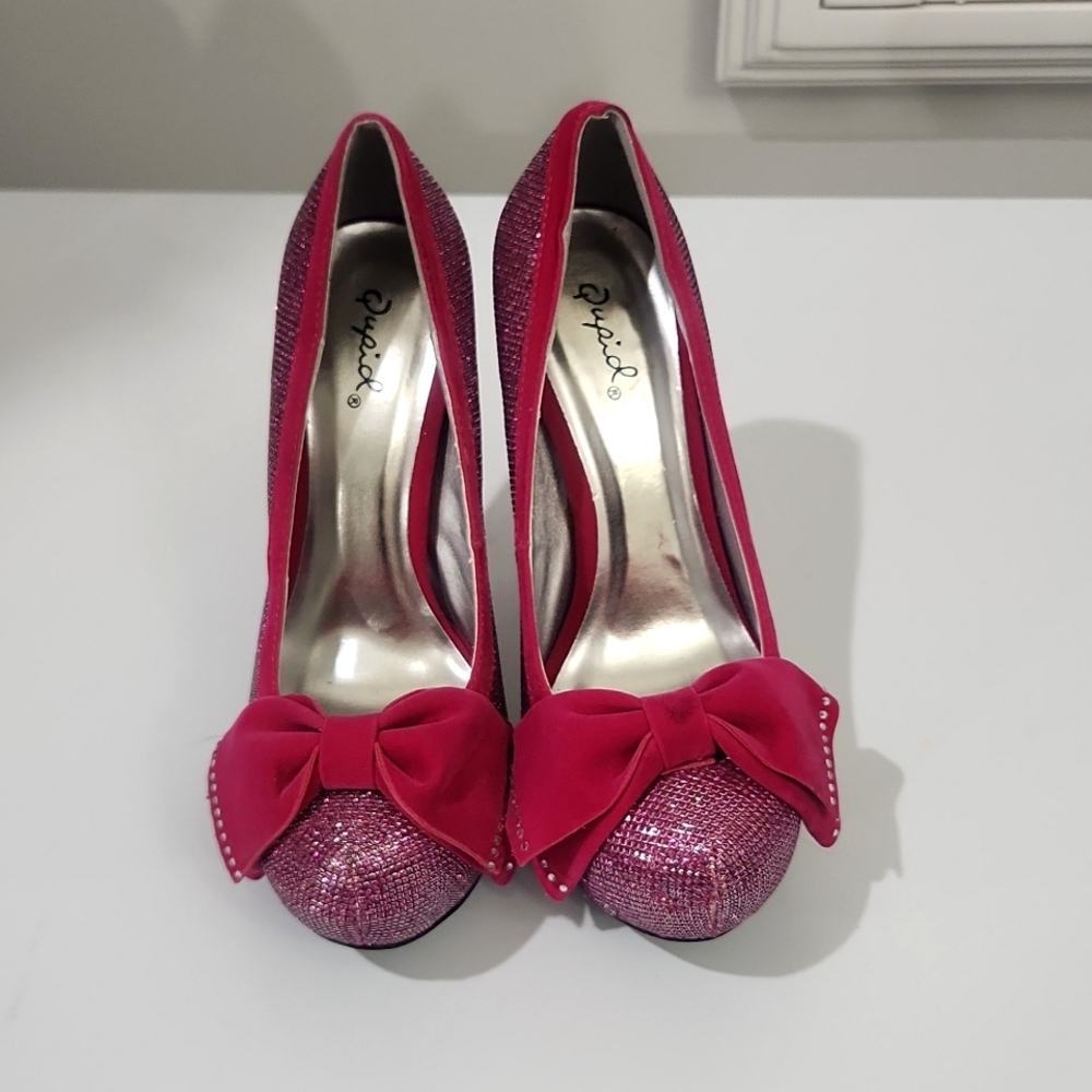 Fucsia-Pink high heels